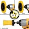 Drill Brush Power Scrubber By Useful Products 5 in W 5 in L Brush, Yellow Y-EES-1L-QC-DB - alternate 3
